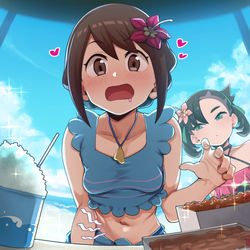 This is a pixiv picture whose title is 腹ペコユウリ.