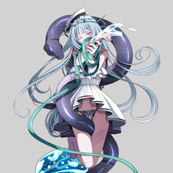 This is a pixiv picture whose title is 水着フェネ.