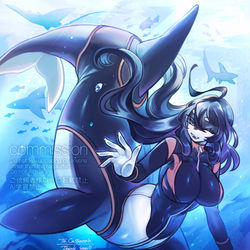 This is a pixiv picture whose title is 【Skeb】ご依頼者様OCさん🐠.