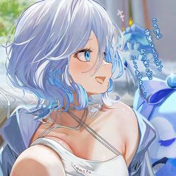 This is a pixiv picture whose title is トレモでコンボ練習積んできたフリーナ様🎮.