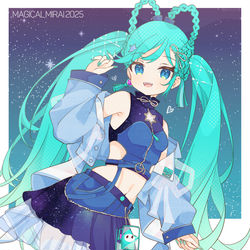 This is a pixiv picture whose title is 🌟マジカルミライ2025.