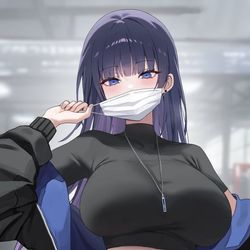 This is a pixiv picture whose title is 生徒があまりにも生意気ですが、美少女なので許す！.