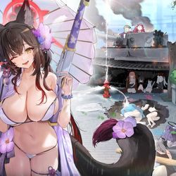 This is a pixiv picture whose title is Wakamo win.