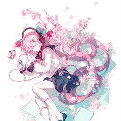 This is a pixiv picture whose title is 樱未来.