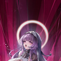 This is a pixiv picture whose title is 恩雅 💕我祷✝️.