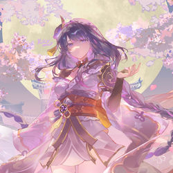 This is a pixiv picture whose title is inazuma electro girls.
