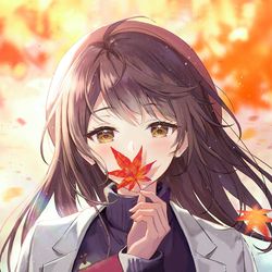 This is a pixiv picture whose title is 「    🍁    」.