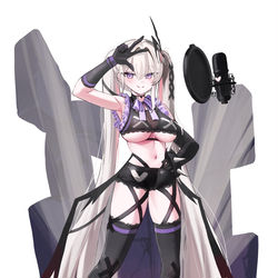 This is a pixiv picture whose title is 堕落魔法少女ライア.