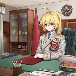 This is a pixiv picture whose title is soviet marshal.