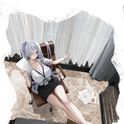 This is a pixiv picture whose title is Cindy: Office Lady.