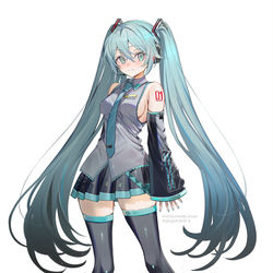 This is a pixiv picture whose title is #HatsuneMikuDraw.