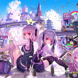 This is a pixiv picture whose title is ディメンションシティ.