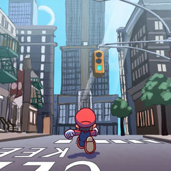 This is a pixiv picture whose title is SUPER MAR10 WORLD.