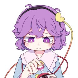 This is a pixiv picture whose title is 目薬.