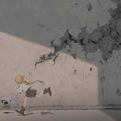 This is a pixiv picture whose title is 悪夢.