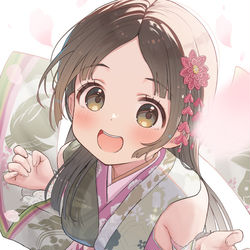This is a pixiv picture whose title is 雪解けに倉本千奈.