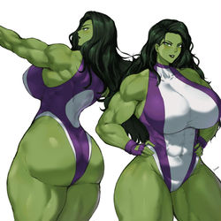 This is a pixiv picture whose title is She-Hulk.