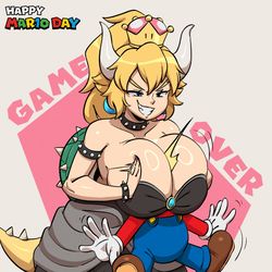 This is a pixiv picture whose title is Crushed Plumber.