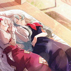 This is a pixiv picture whose title is お昼寝日和.