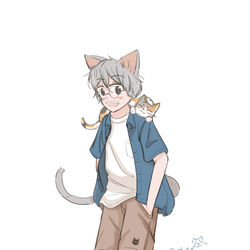 This is a pixiv picture whose title is なんかここがいいんだって.