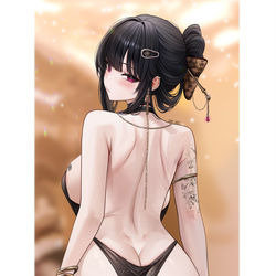 This is a pixiv picture whose title is D: Killer Wife D:キラーワイフ.