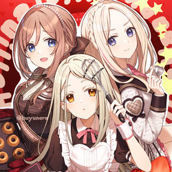 This is a pixiv picture whose title is ハッピーミルフィーユ.