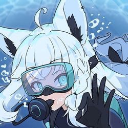 This is a pixiv picture whose title is 🤿👌🌽.