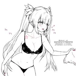 This is a pixiv picture whose title is 線画まとめ(原神&スターレイル).