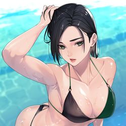 This is a pixiv picture whose title is プール上がりのヴァイパー。.