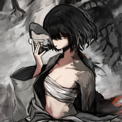 This is a pixiv picture whose title is [진혼] 료슈.