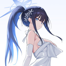 This is a pixiv picture whose title is Saori Dress 🍷 / ドレスサオリ.