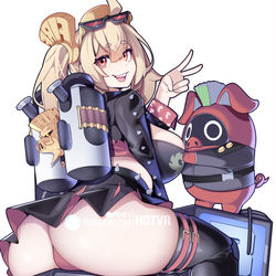 This is a pixiv picture whose title is Burnice and Boba chan.