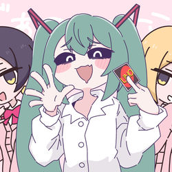 This is a pixiv picture whose title is 最近のメスガキ曲.