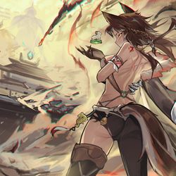 This is a pixiv picture whose title is 天牧妖王-傲月.