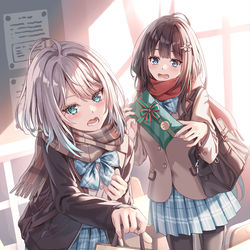 This is a pixiv picture whose title is 美少女生徒会長の十神さんは今日もポンコツで放っておけない2.