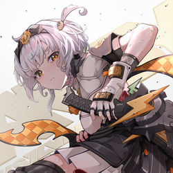 This is a pixiv picture whose title is シルバーソルジャー・アンビー.