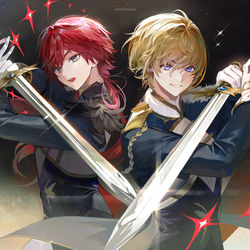 This is a pixiv picture whose title is OVERTURE⚔️.