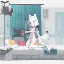 This is a pixiv picture whose title is 闹鬼的医院？.