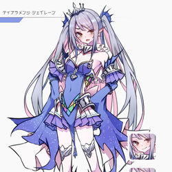 This is a pixiv picture whose title is ティアラメンツ・シェイレーンのツンデレ概念.