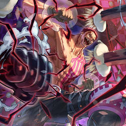 This is a pixiv picture whose title is ONEPIECEカードゲーム 神速の拳【OP-11】.