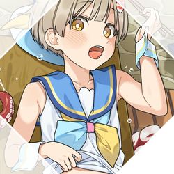 This is a pixiv picture whose title is Birthday Sushi Party.