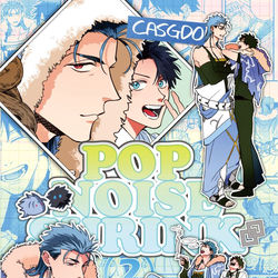This is a pixiv picture whose title is 【新刊】春コミキャスぐだ♂本.