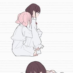 This is a pixiv picture whose title is 分手前最后再来一次吧.