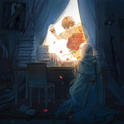 This is a pixiv picture whose title is White Day.