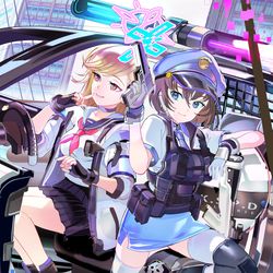 This is a pixiv picture whose title is バディストーリー　SRTと僕とヴァルキューレ.