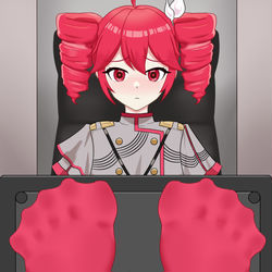 This is a pixiv picture whose title is 奇怪的竞争方式.