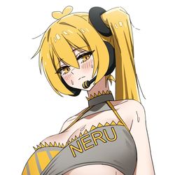 This is a pixiv picture whose title is Cheerleader Neru.
