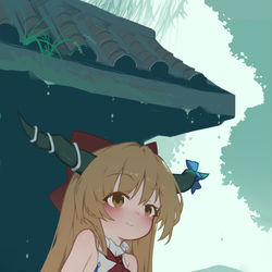 This is a pixiv picture whose title is 春天的萃香.
