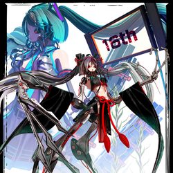 This is a pixiv picture whose title is シーエ16周年 #シーエ誕生祭2025.