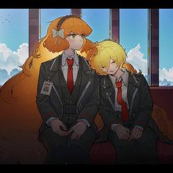 This is a pixiv picture whose title is ふわふわした髪の毛.